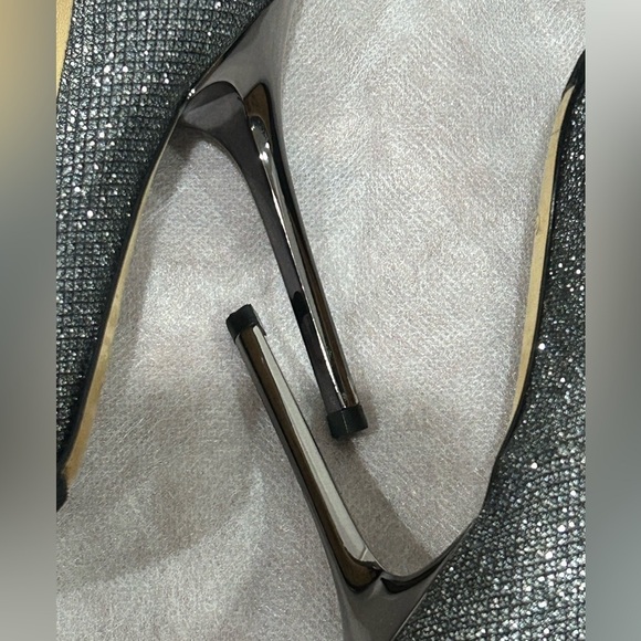 Jimmy Choo silver glitter stiletto - preowned - Picture 14 of 14